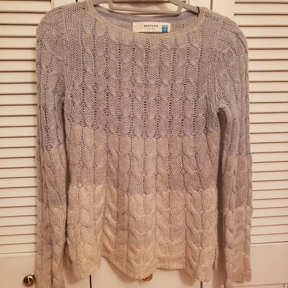 Sparrow Blue Colorblock Sweater size small - Picture 1 of 3
